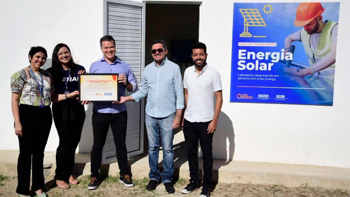 Senai Inaugura Rea De Treinamento De Energia Solar Trendsce