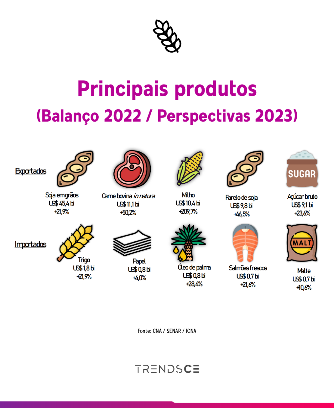 principais produtos